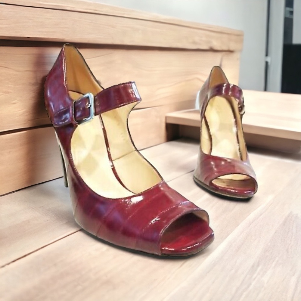 Cole Haan: “Carina” Peep Toe Pumps